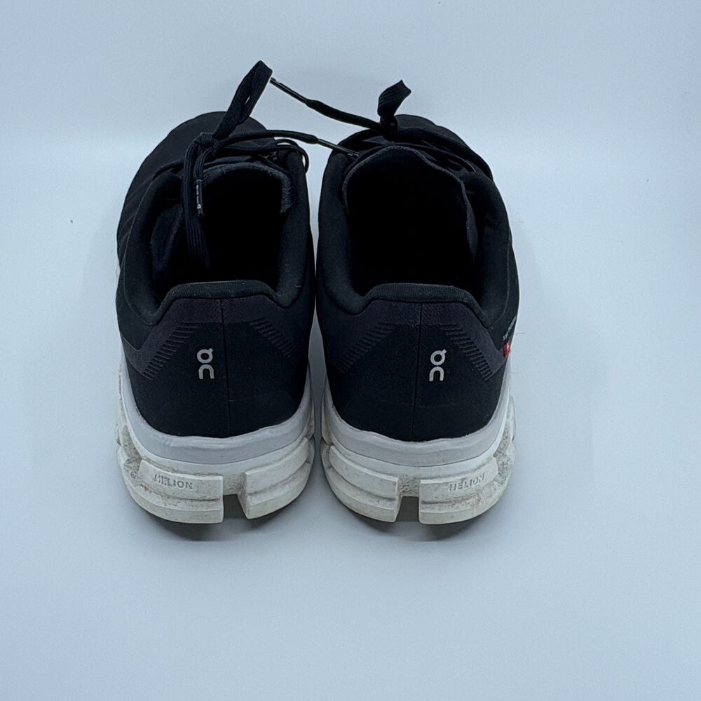 On Cloud Men Running Shoes Black White Swiss Engineering Sneakers US 11 Used - Picture 4 of 16